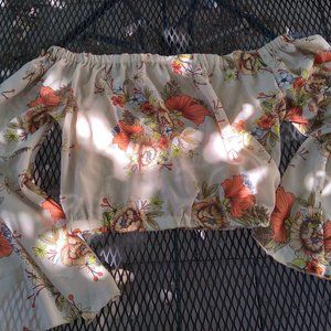 Off the shoulder crop top